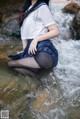 Coser @ 白 烨 Vol.013: 湿身 JK 水下 版 (98 photos) P11 No.5fe79d